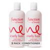 Function of Beauty Curly Hair Conditioner, 2-Pack - Sulfate-Free Conditioner for Natural Curls & Bounce - Curl Defining, Hydrating & Moisturizing - Dry & Dull Hair Care Products view 1