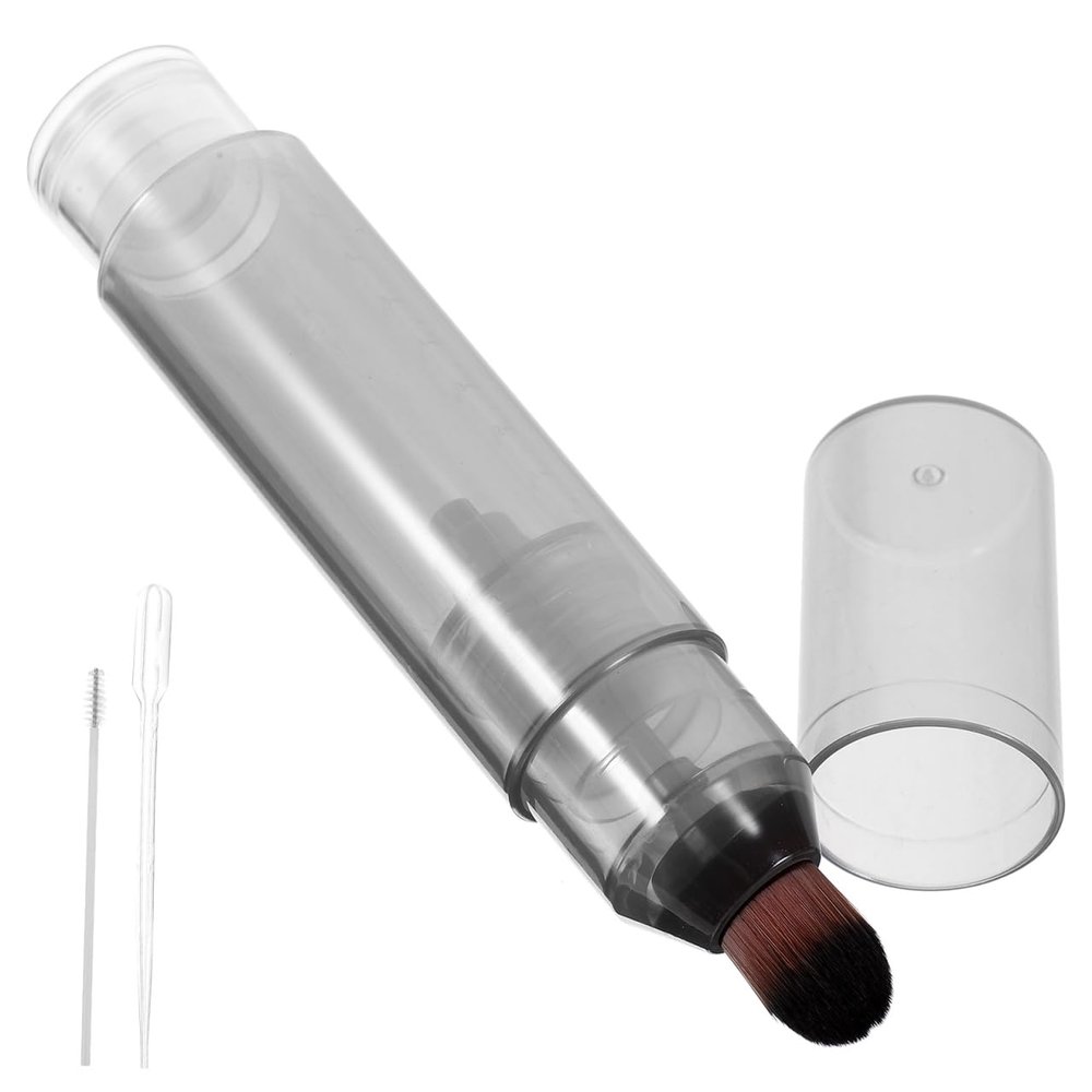 FRCOLOR Scalp Applicator Comb with Dropper and Brush for Precise Hair Serum Application on Scalp Compatible with Hair Growth Treatments and Suitable for All Types