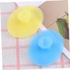 Beavorty 2pcs Silicone Face Cleanser Brush Small Sky Blue Light Yellow Non-abrasive Exfoliating Facial Scrubber for Skin Types Gentle Cleansing Tool for Adults view 2