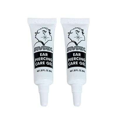 Studex Ear Piercing Care Gel Ear Piercing Aftercare Gel with Soothing Aloe Extract to Protect Skin & Promote Recovery, Safe for Sensitive Skin (Pack of 2)
