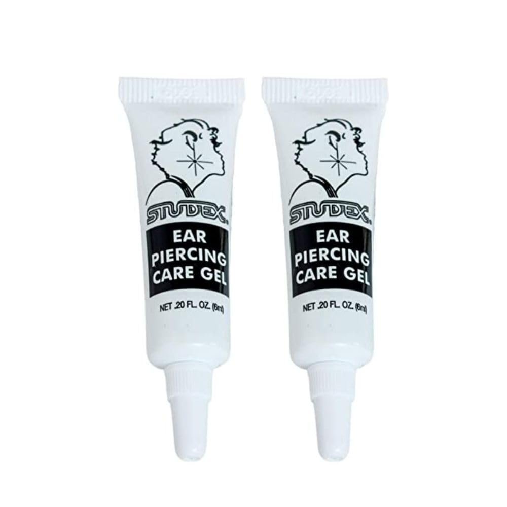 Studex Ear Piercing Care Gel  Ear Piercing Aftercare Gel with Soothing Aloe Extract to Protect Skin & Promote Recovery, Safe for Sensitive Skin (Pack of 2)