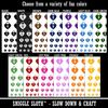 Heart Lock Key Temporary Tattoo Water Resistant Fake Body Art Set Collection - Black (One Sheet) view 2