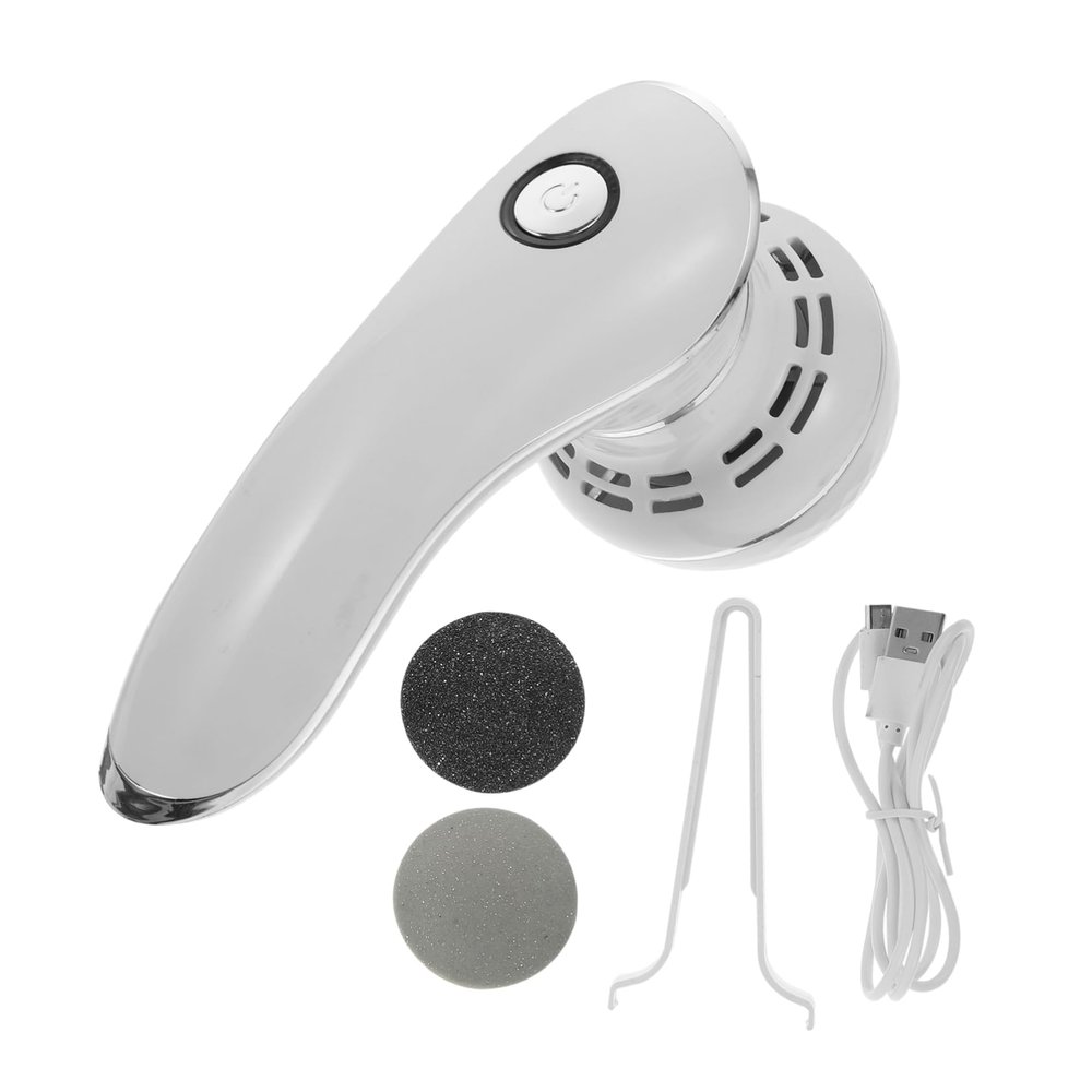 Beavorty 1set Electric Heel Remover Rechargeable Foot File for Dead Skin Removal Ergonomic Design for Men and Women Portable Pedicure Machine for Smooth Feet Care