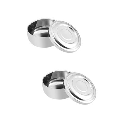 Beavorty 2pcs Men's Shaving Bowl with Lid Deep Design for Wet Shaving Large Container for Cleanliness Use for