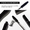 Apothie 50 Pieces Silicone Disposable Mascara Eyelash Wands - Eyebrow & Lash Extension Spoolie Brushes, Comb Separator, Microblading Tool, Applicator (50 Brushes, Black Crystal) view 3