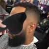 FOMIYES 4Pcs Hairline Enhancing Card Beard Guide Shaping Template Mustache Lineup Stencil Beard Applicator Card Multi-use Hairline Fill-in Board for Haircut Styling view 4