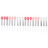 Beavorty 18pcs Silicone Lip Brush Portable Lipstick Applicator for Makeup Easy to Carry