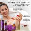 RD Alchemy - 98% - 100% Natural & Organic Lavender Palmarosa Body Care Set - Light and Bright Scent to Awaken and Energize while Gifting Your Body with a Spa Treatment from Home view 2