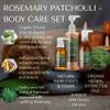 RD Alchemy - 98% - 100% Natural & Organic Rosemary Patchouli Body Care Set - Rich and Earthy to Relax and Ground while Gifting Your Body with a Spa Treatment from Home view 3