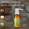 RD Alchemy - 100% Natural & Organic Lemon Verbena Bath & Body Oil - Light and Bright Scent to Awaken and Energize While Moisturizing, Softening, and Nourishing The Whole Body view 3