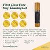 First Class Face Self-Tanning Gel: Natural Glow with Aloe Vera & Vitamins A, C, E view 2