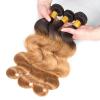 1B27 Human Hair Bundles Ombre Bundles Honey Blonde Body Wave Bundles Huam Hair 14 16 18 Inch Brazilian Real Unprocessed Virgin Human Hair Black And Honey Blonde Body Wave Human Hair Bundles view 4