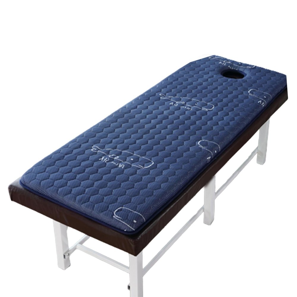 Beauty Salon Bed Mattress with Breathe Hole,1.2/1.6/2.0/2.4In Thick Spa Bed Massage Pad,Massage Table Mattress Topper,Foam Mattress Topper Lash Bed with Elastic Bands,4cm/1.6in,T 80x190cm