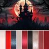 ecofavor Red Goth Eyeshadow Palette - 9 Colors True Hot Red Black Eye Shadows | Halloween Glitters Makeup | Matte Shimmer High Pigmentation | Clown Vampire SFX Halloween Christmas Palette view 3
