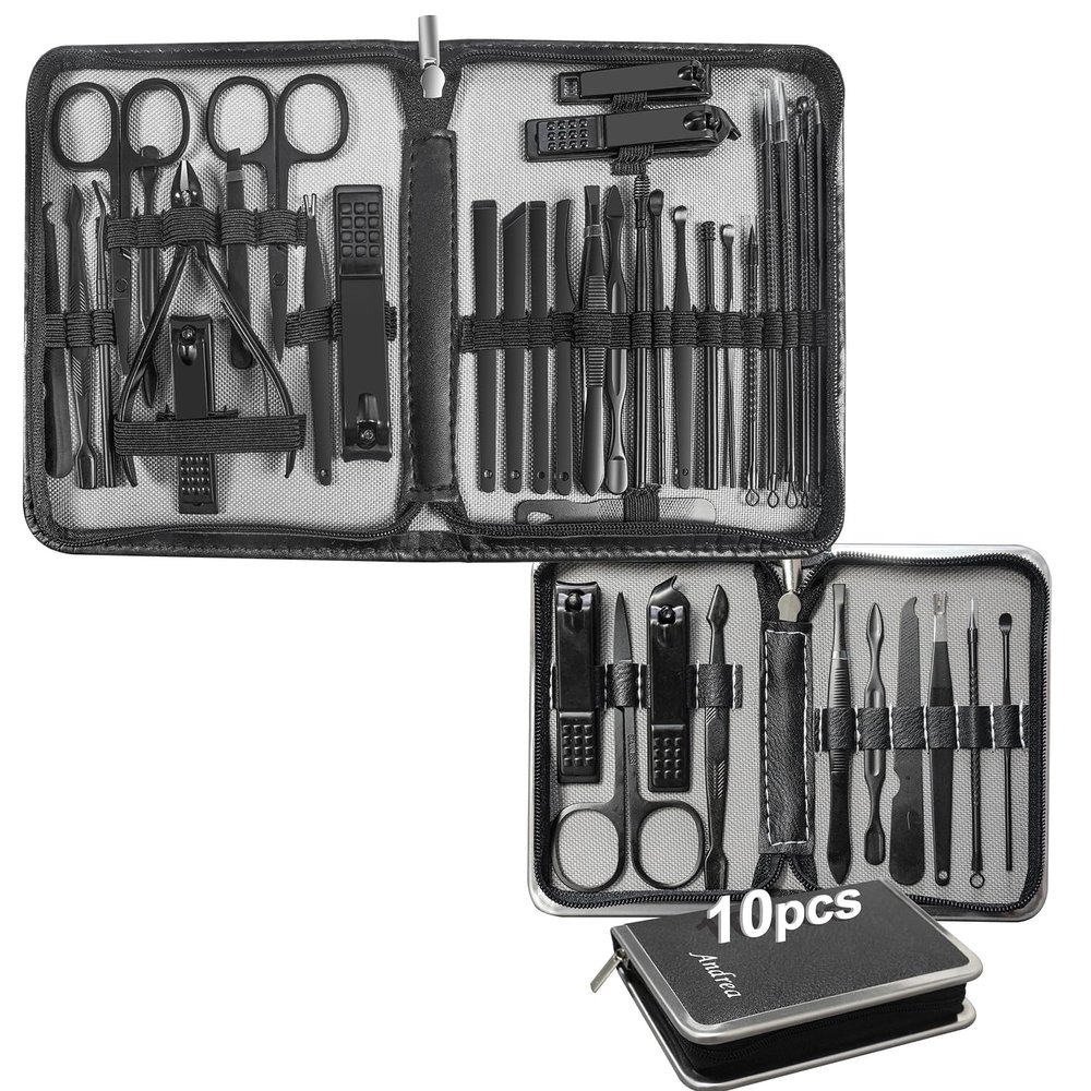 Andrea 30Pcs Manicure Set & 10Pcs Manicure Set