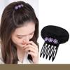 Rhinestone Volume Hair Base Head Cushion Bump It Up Inserts Hair Clips Invisible Fluffy Hair Pad Hair Style Tool for Women 2 pcs view 2