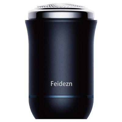 Feidezn Electric Shaver Pocket Size Mini Portable Shaver Portable Travel Shaver Mini Electric Shaver Charging Convenient one Click use, Outdoor, Suitable for Home, car, Travel (Black)
