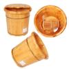 KIZMIQ Foot Bath Spa Foot Tub, Wood Foot Basin Foot Soak Tub for Foot Bath, Massage, Spa, Sauna, Soak Pedicure, Foot Bath Barrel WoodenFoot Spa Bath Household view 3