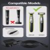 8V Charger Compatible with Philips HQ850 Power Cord Norelco One Blade Charger Compatible with Philips QP2630 QP2530 Oneblade Electric Razor Shaver Trimmer Cord Replacement 3.3FT view 3