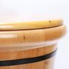 KIZMIQ Foot Bath Spa Foot Wash Basin Foot Spa Bucket Foot Soaking Tub, Wood Footbath Bucket with CoverPedicure, Detox, Massage for Soaking Tired and Sore Feet 25cm view 3