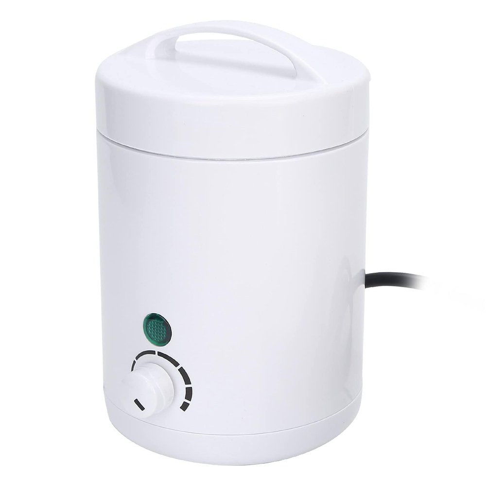 JEOZBM Electric Wax Warmer, Professional Wax Heater Hair Removal, Unisex Wax Machine with Adaptable Temperature Control for Sensitive Skin(110V-White)