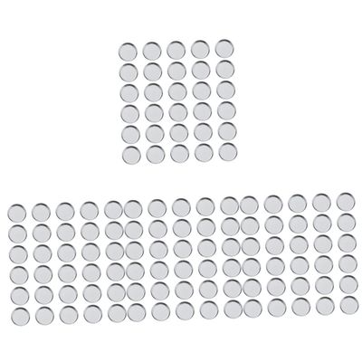 Beavorty 120pcs Naked Eyeshadow Palette Accessory Metal Empty Pans for Blush Bronzer Highlighter Safe Easy Diy