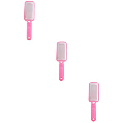 Beavorty 3pcs Foot File Dead Skin Remover Glass Foot Multifunctional Pedicure Tool Compact for Home Random Color