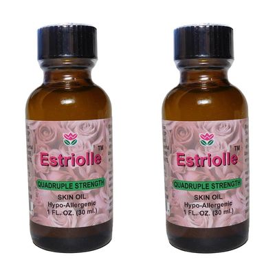 WOMEN'S THERAPEUTIC INSTITUTE 2 Bottles Estrogen Body Oil, Simpler than Estrogen Cream, Bioidentical Natural Ultra Pure, Up to 6 Months Supply or More