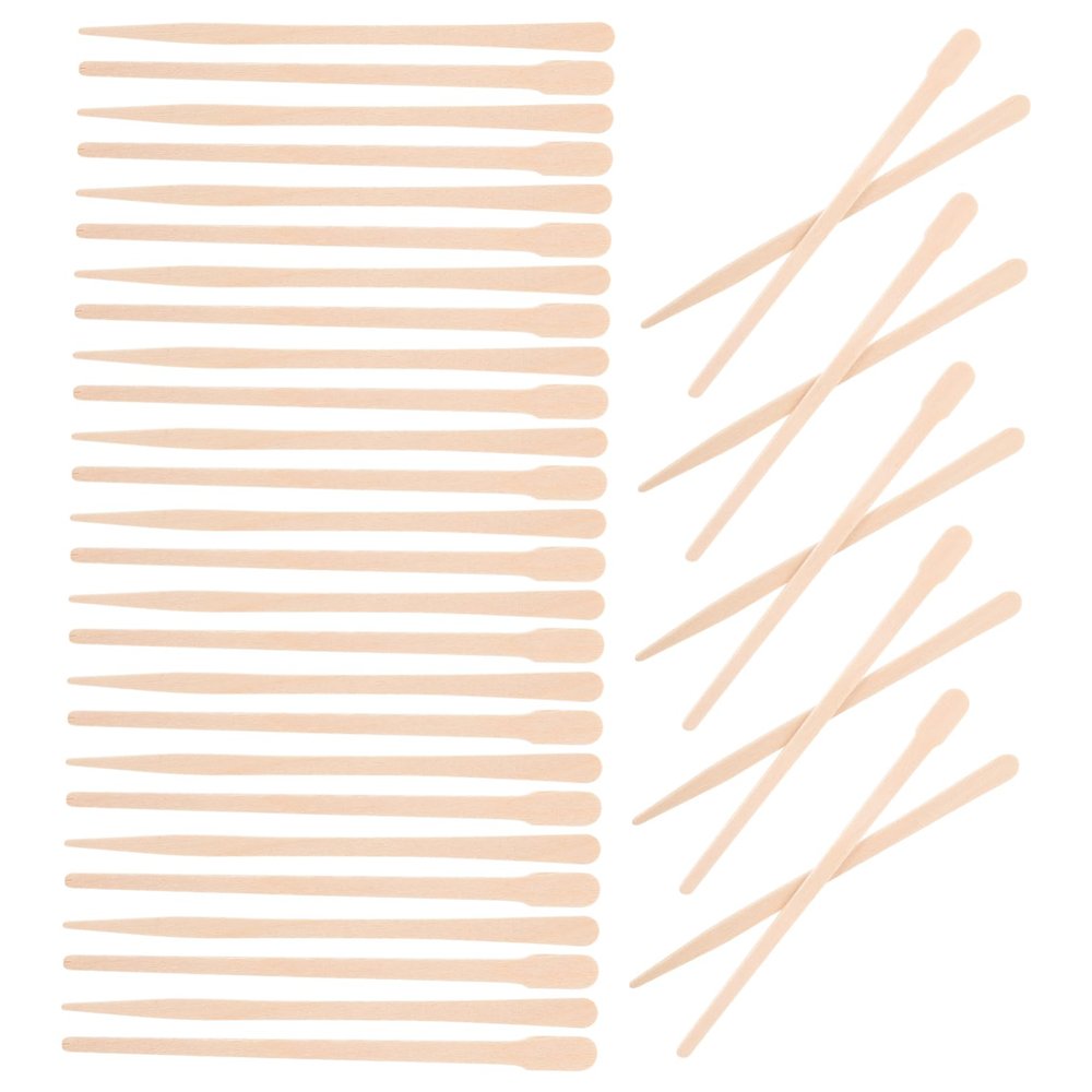 FOMIYES Facial Body Hair Removal Wax Sticks 200 Pcs Wood Wax Stick Applicator Easy to Use