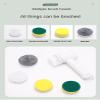 Replacement Brush Heads 5pcs for Electric Spin Scrubber, Electric Cleaning Brush, Compatible with ASIN B0C3BP86CQ 5in1 Magic Brush for cleanning Tile/Sink/WASH Basin/Bath/Showers (White) view 2