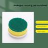 Replacement Brush Heads 5pcs for Electric Spin Scrubber, Electric Cleaning Brush, Compatible with ASIN B0C3BP86CQ 5in1 Magic Brush for cleanning Tile/Sink/WASH Basin/Bath/Showers (White) view 3