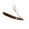 FOMIYES 2pcs Wooden Handle Straight for Men Vintage Barber Manual Shaving Tool for Beard and Hair Shaping Portable and Easy to Use Compatible Standard view 2
