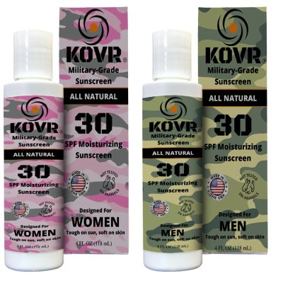 Kovr Sunscreen SPF30 Face & Body Mineral Sunscreen Combo Pack for Men and Women | Reef Friendly, Scent Free, Water Resistant Moisturing Sunblock