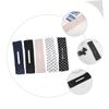 FRCOLOR 10 Pcs Rotating Hair Band Black Scrunchies Hair Ties for Women Donut Bun Maker Hair Styling Tool Hair Headbands Women Hair Bun Maker Miss Fabric Simple Plate view 2