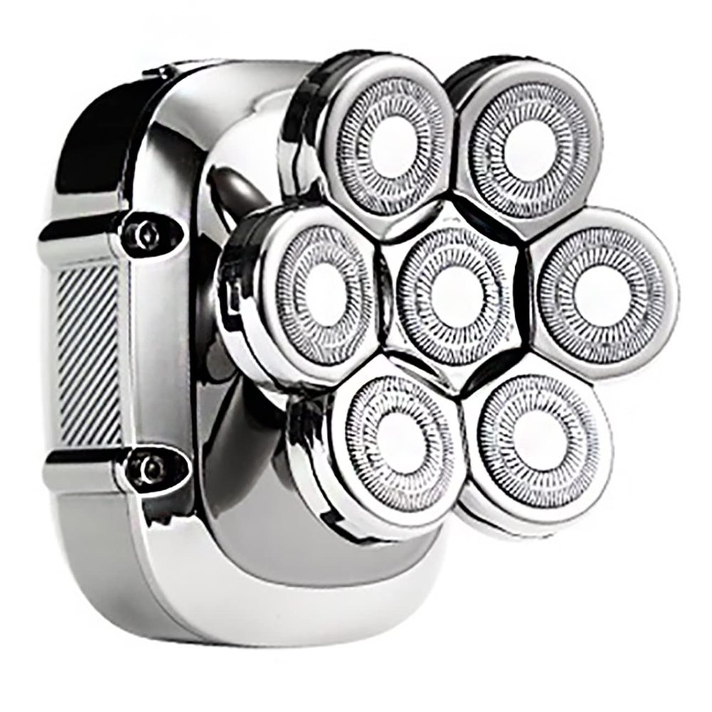 Head Shavers for Bald Men, 6 In1 Men's 7D Electric Shaver Beard Trimmer for Bald LED Display Wet & Dry Waterproof Shaver Multifunctional Razor Grooming Kit