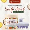 Scalp Scrub with Dead Sea Salt, Coconut Oil & Vitamin C, E, Scalp Exfoliator Scrub Shampoo, 2-in-1 Scalp Treatment, Hair Treatment to Clarify and Remove Build Up with Silicone Massager, 12.3oz view 2