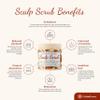 Scalp Scrub with Dead Sea Salt, Coconut Oil & Vitamin C, E, Scalp Exfoliator Scrub Shampoo, 2-in-1 Scalp Treatment, Hair Treatment to Clarify and Remove Build Up with Silicone Massager, 12.3oz view 3