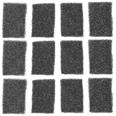 FRCOLOR Special Effect Makeup Sponge Set 32 Pcs Black Stipple for Halloween Scar and Textures Cosplay Face Art Tools 2.36X1.57X0.79 Inches