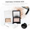 FRCOLOR 4sets Refillable Lipstick and Eyeshadow Container Makeup Organizer for Travel Stylish and Compact Cosmetic Storage Includes and Cases Refillable Trays view 2