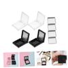 FRCOLOR 4sets Refillable Lipstick and Eyeshadow Container Makeup Organizer for Travel Stylish and Compact Cosmetic Storage Includes and Cases Refillable Trays view 3
