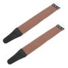 FOMIYES 4pcs Dual-sided Strop for Home Use Manual Barber Sharpening Tool for Straight and Blades Fine Workmanship Easy to Use view 1