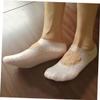 Beaupretty Silicone Gel Boat Socks for Cracked Heels Moisturizing Breathable for Dry Feet and Heels White for Everyday Wear and view 2