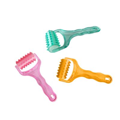 FOMIYES 2pcs Foot Massage Roller Ball Plastic Massager Cell Roller Tool Tool Random Color