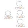 Beavorty 80pcs Macaron Hair Ropes Clear Charm Ponytail Holders for Girls Elastic Bands for Hair Cute Flower Design for Daily Use and Special Occasions view 1