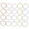 Beavorty 80pcs Macaron Hair Ropes Clear Charm Ponytail Holders for Girls Elastic Bands for Hair Cute Flower Design for Daily Use and Special Occasions view 2