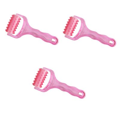 Beavorty 3pcs Relaxed Massager Manual Roller Round Massager for Aching Relief Random Color