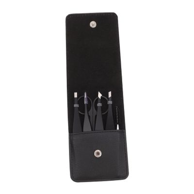 Beavorty 6pcs Stainless Steel Eyebrow for Removal Makeup Tool for Travel and Daily Grooming