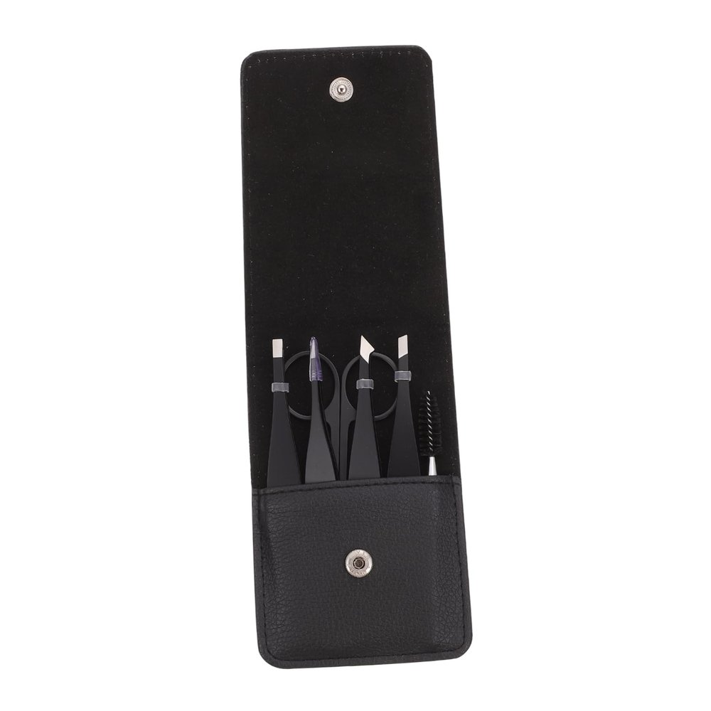 Beavorty 6pcs Stainless Steel Eyebrow for Removal Makeup Tool for Travel and Daily Grooming