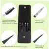 Beavorty 6pcs Stainless Steel Eyebrow for Removal Makeup Tool for Travel and Daily Grooming view 2