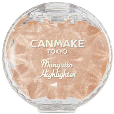 CANMAKE - Munyutto Highlighter - Packed Powder Compact - 0.13oz (3.8g) (03 Warm Rutile)